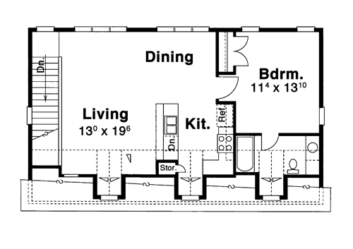 Garage Apt. image of HANSON IV House Plan